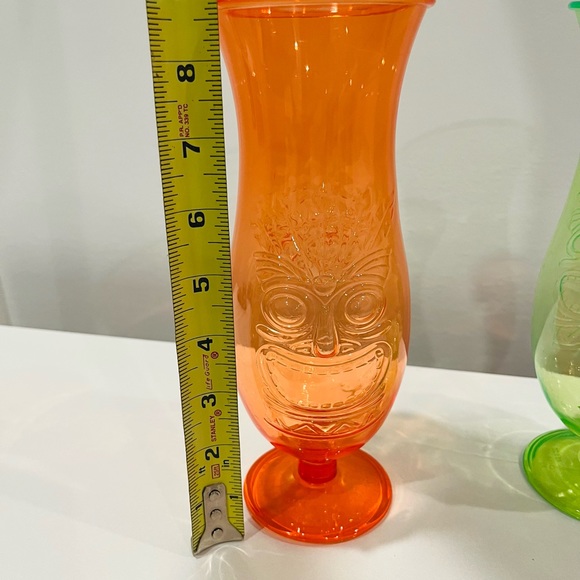 LAST CALL BEFORE DONATING! Hawaiian Luau Tiki glasses - Picture 5 of 9
